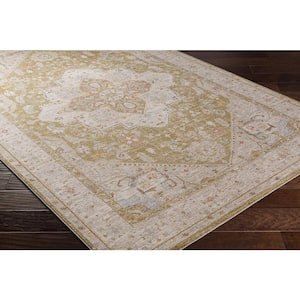 Avant Garde 10 ft. x 14 ft. Taupe Border Indoor Area Rug