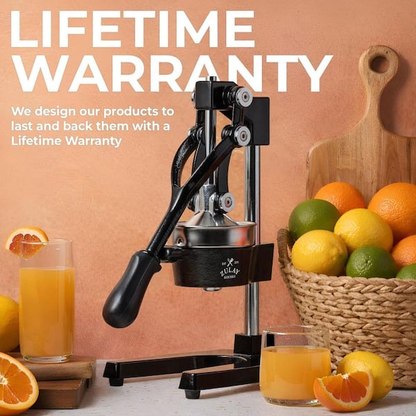 Zulay Kitchen Cast Iron Manual Citrus Juicer Z-0058 - The Home Depot