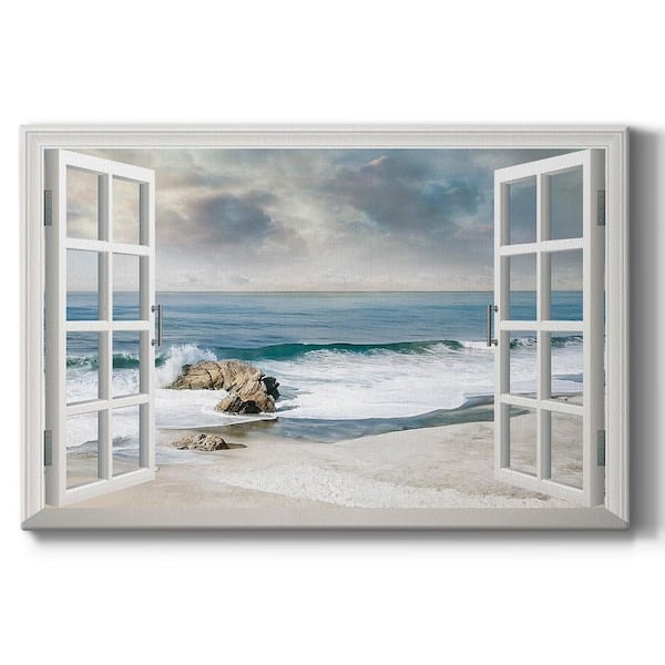Wexford Home A Forever Moment 32 in. x 48 in. White Stretched Canvas Wall  Art by Wexford Homes WC22-18204wndw-R - The Home Depot