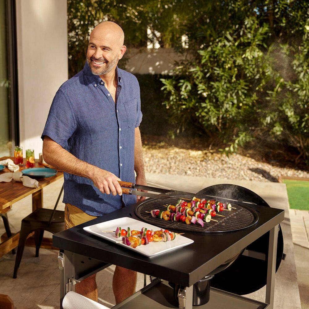 Anaheim Black Porcelain Enameled Steel Charcoal Kettle Grill