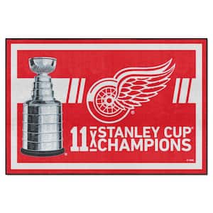 Detroit Red Wings 5 ft. x 8 ft. Plush Area Rug