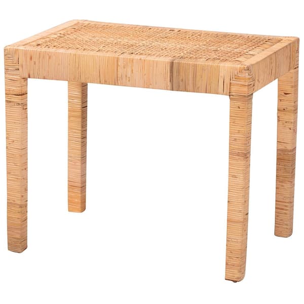 bali & pari Abelia Natural Rattan 24 in. Bench