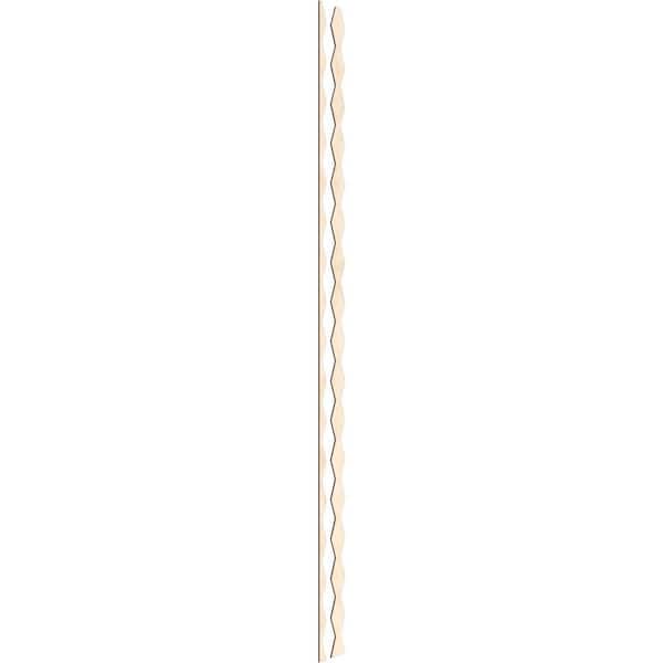 Ekena Millwork Cimarron 94 in. H x 0.25 in. W Slatwall Panels in Birch 24-Pack