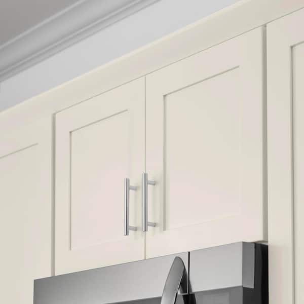 Avondale 36 in. W x 12 in. D x 18 in. H Ready to Assemble Plywood Shaker Wall Bridge Kitchen Cabinet in Antique White