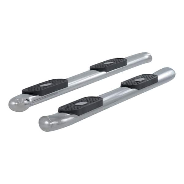 4-Inch Oval Polished Stainless Steel Nerf Bars, Select Ford F-250, F-350 Super Duty
