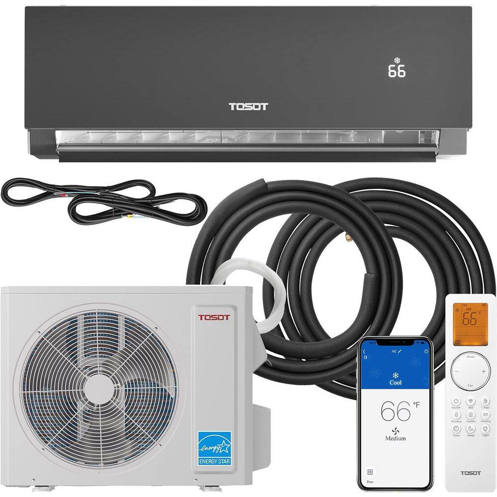 12K BTU 24.5 SEER2 Ductless Inverter Mini-Split Air Conditioner&Heat, WiFi, Supports ERV System Add-On, 208-230V, Aoraki price history on PriceWatchPro