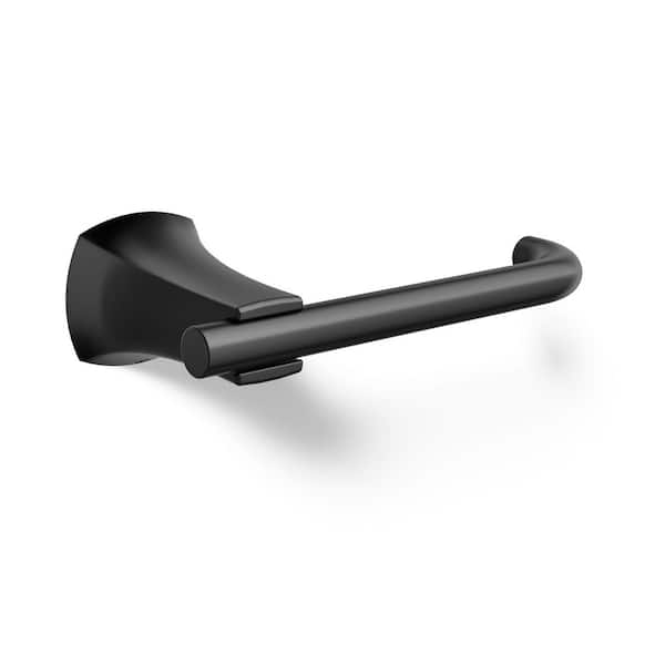 Rubicon Dual Mount Toilet Paper Holder in Matte Black