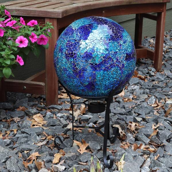 Sunnydaze Sunnydaze Deep Ocean Swirl Gazing Globe ZIB-514