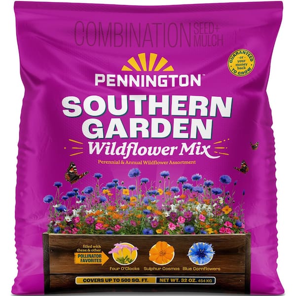 Pennington 2 lbs. Wildflower Southern Mix 100547417 - The Home Depot
