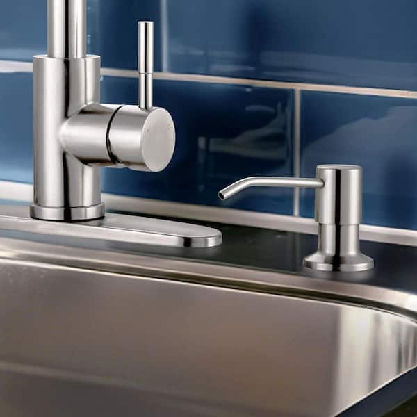 VEVETTA Brushed Nickel Stainless Steel Soap Dispenser for Kitchen