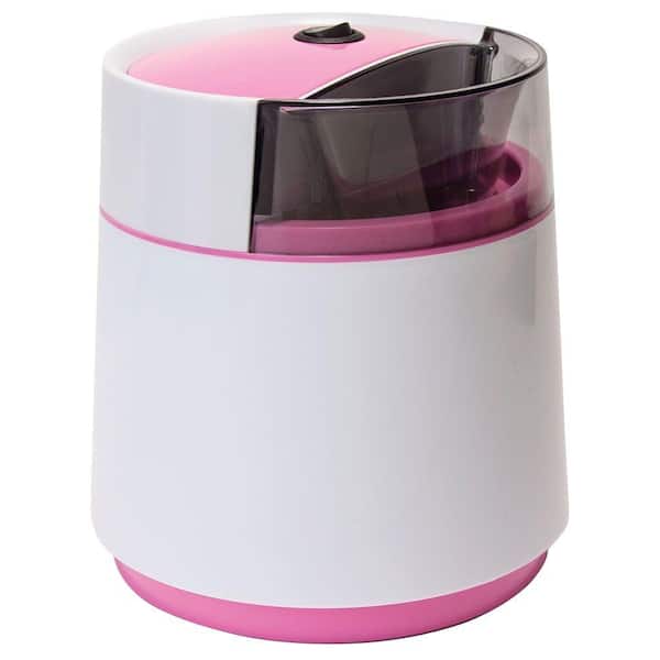 StoreBound Dash Mini Greek Fro-Yo Maker in White with Pink Trim