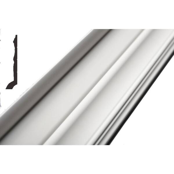 true Forever Mouldings 1 in. x 4-3/8 in. x 96 in. Classic White Polystyrene Door and Window Sill Moulding