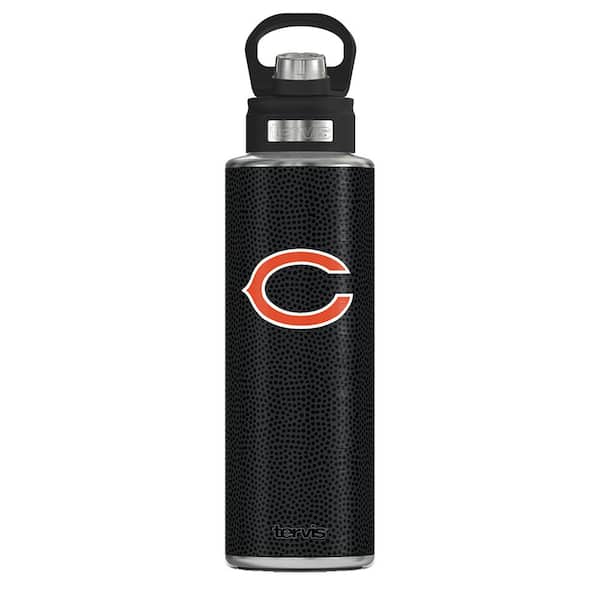 Tervis NFL CHI BEARS LOGO BK 40OZ Wide Mouth Water Bottle Powder Coated Stainless Steel Standard Lid