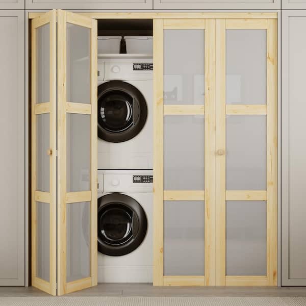 Tri Fold Doors Laundry Euro 3 Lite Bifold Door Renin Bifold Closet