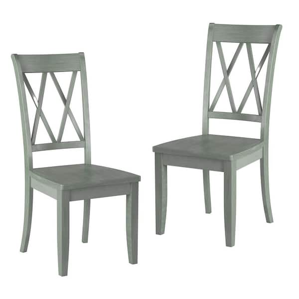 teal wood dining chairs