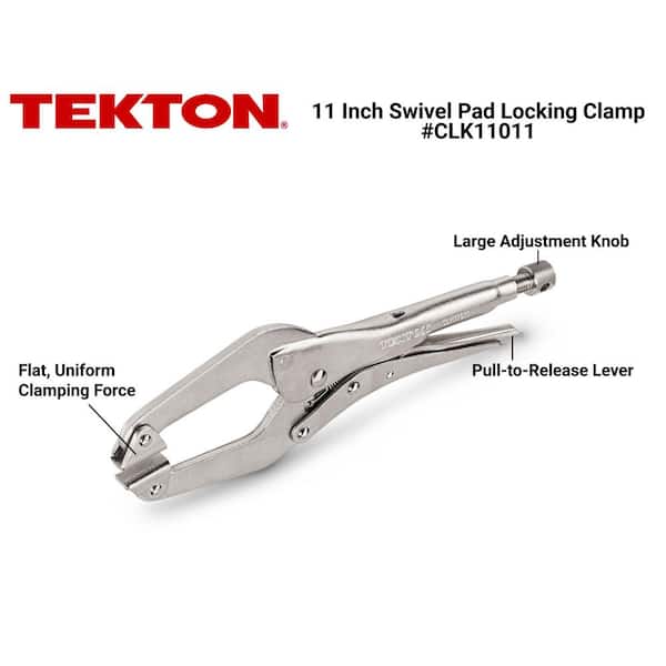 11 in. Swivel Pad Locking Clamp