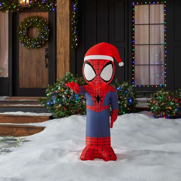 3.5 ft LED Spiderman Airblown Inflatable