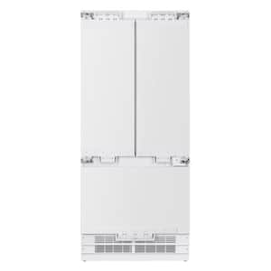 36 in. Built-in, Refrigerator with 14 cu. ft. and Bottom Freezer 5.5 cu. ft., Panel Ready