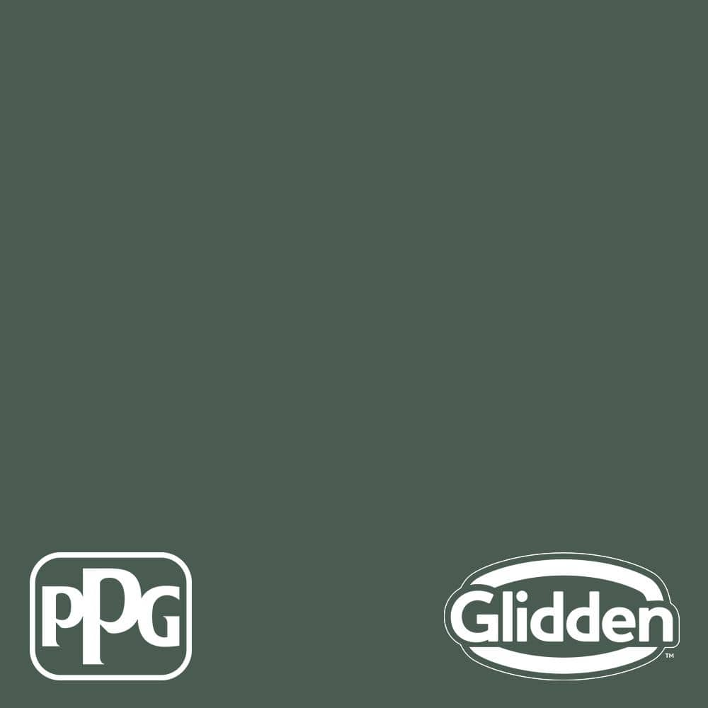 Glidden Premium 1 qt. PPG1136-7 Dark Green Velvet Satin Exterior Latex  Paint PPG1136-7PX-4SA - The Home Depot