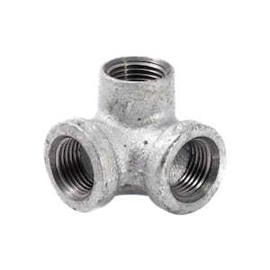 1/2 in. Galvanized Malleable Iron 90-Degree Elbow Return Bend Fitting