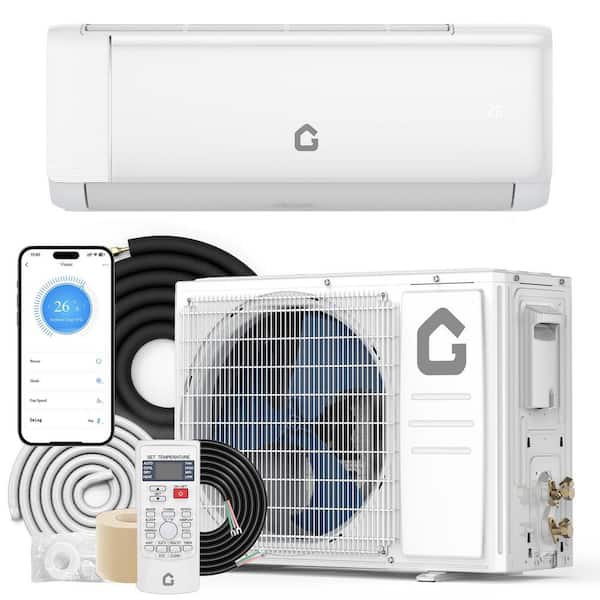 21 SEER2 18000 BTU WiFi Split Air Conditioner 1250 sq. ft. with Heating, Energy Ductless Wall-Mounted AC Unit in White
