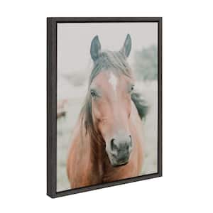 "Horse Portrait Photograph" by Alicia Abla, 1-Piece Framed Canvas Animal Art Print, 18 in. x 24 in.
