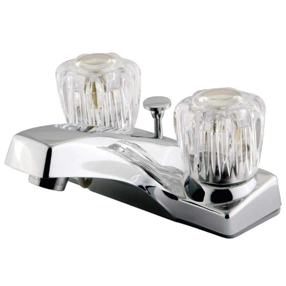 Columbia 4 in. Centerset 2-Handle Bathroom Faucet with Brass Pop-Up in Polished Chrome price history on PriceWatchPro