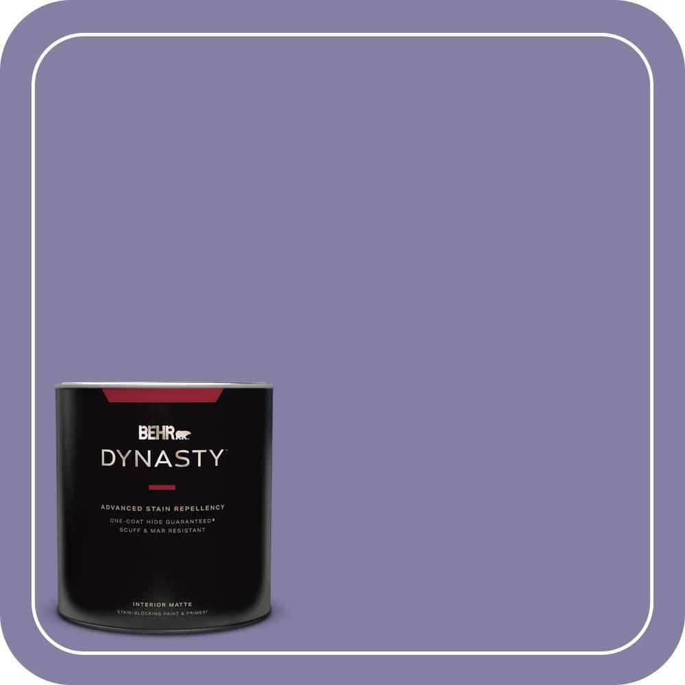 1 qt. #640D-6 Chinese Violet Matte Interior Stain-Blocking Paint and Primer price history on PriceWatchPro