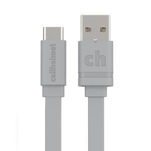 Charging Cable Can Be Charged and Data Transmission Synchronous Fast Charging Cable-White Daisies On Blue Wooden Background Round USB Data Cable 