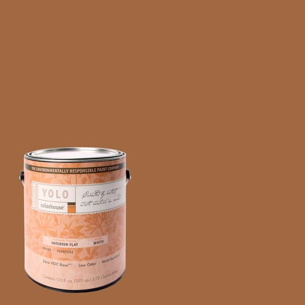 YOLO Colorhouse 1-gal. Clay .03 Flat Interior Paint-DISCONTINUED