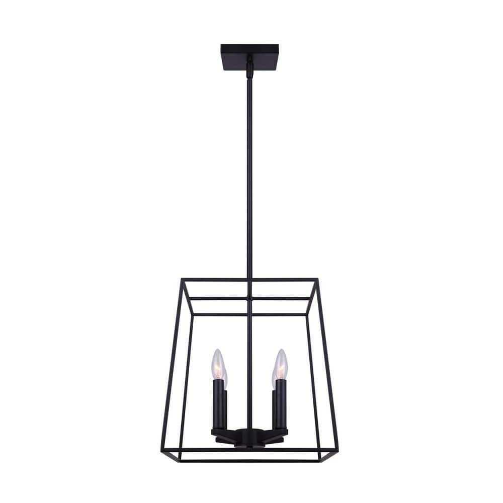 Wexford 4-Light Matte Black Chandelier price history on PriceWatchPro
