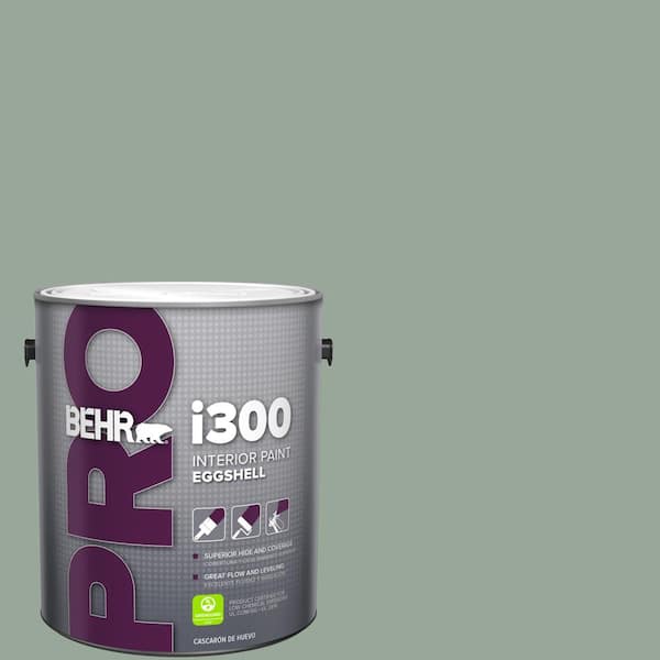 BEHR PRO 1 gal. #MQ6-17 Green Trellis Eggshell Interior Paint