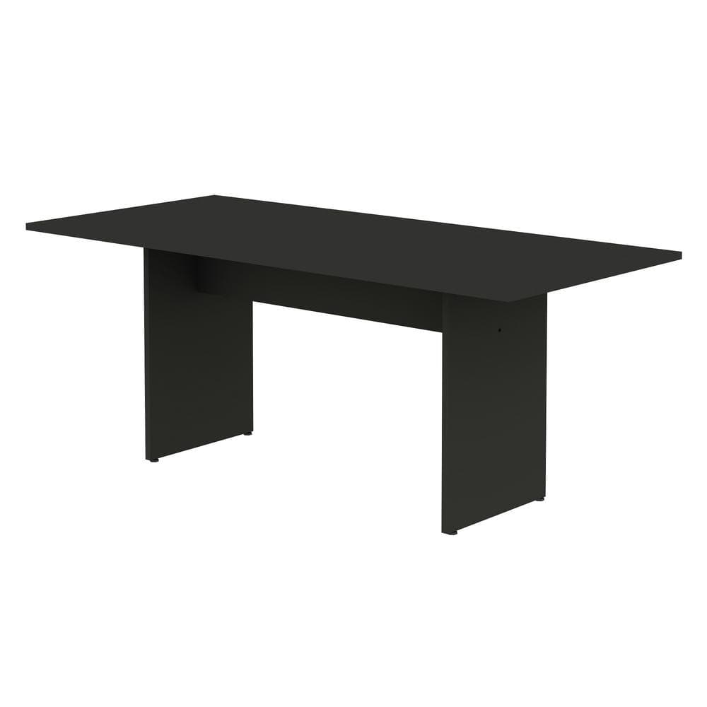 67.91" Gray MDF Modern Rectangular Dining Table