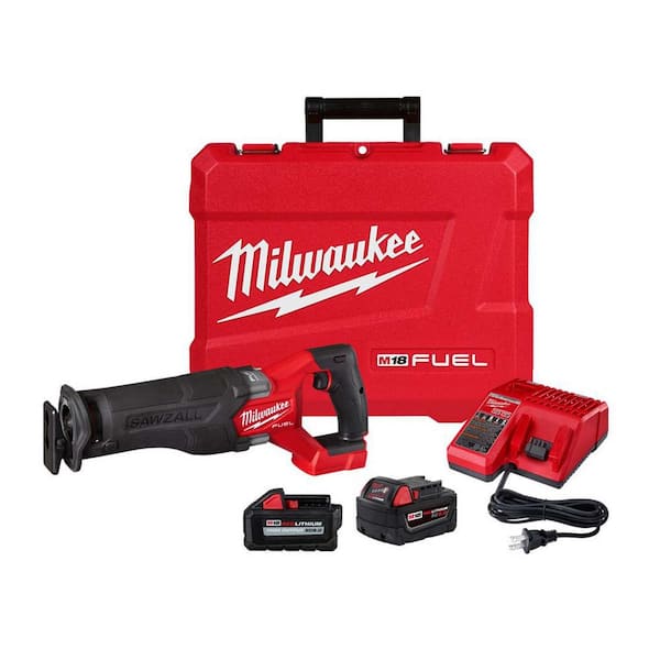 Milwaukee M18 FUEL 18V Lithium-Ion Brushless Cordless SAWZALL Reciprocating Saw Kit W/6.0Ah Battery