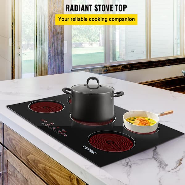 240V ETL certificate electric 2000W infrared cooktop for USA