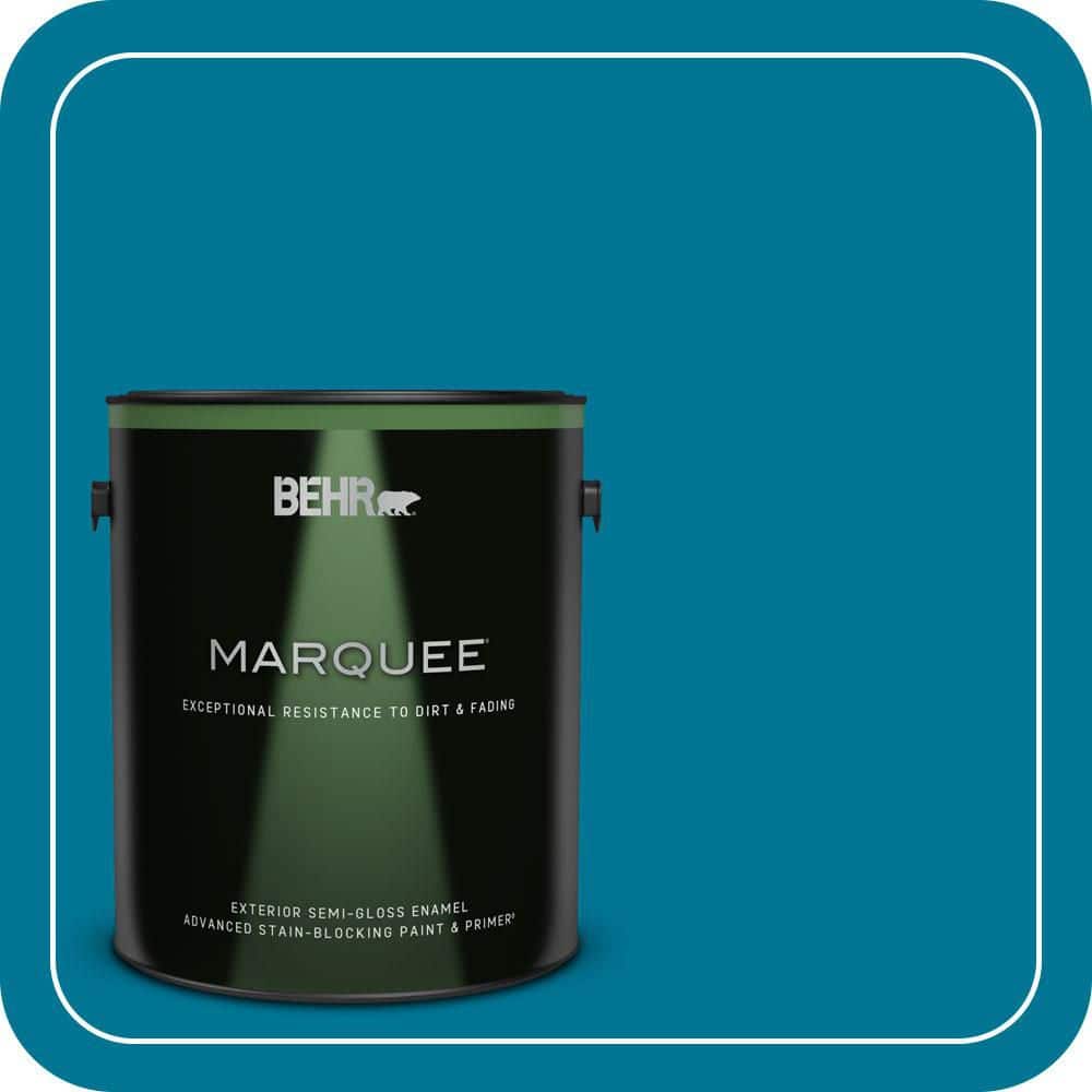 1 gal. #S-G-520 Blue Luxury Semi-Gloss Enamel Exterior Paint & Primer price history on PriceWatchPro