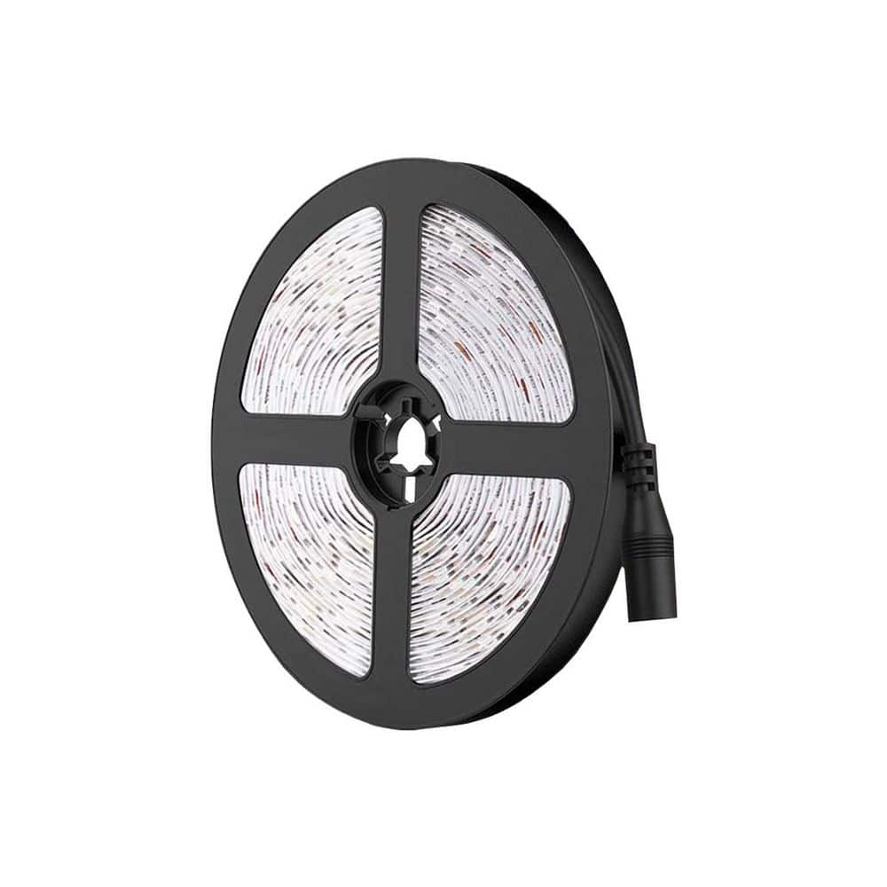 32.8 ft. Roofing Accessories 3M Adhesive LED Strip Light White, 3000K LED T
