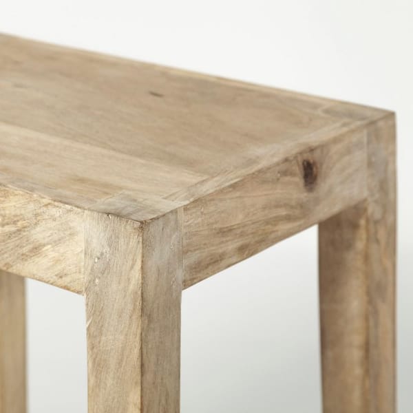 Colony 25 in. Seat Height Brown Wood Seat and Frame Stool