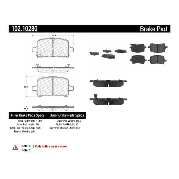 Centric Parts Disc Brake Pad Set