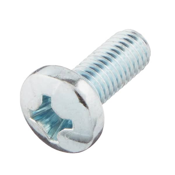 Everbilt M8-1.25x20mm Zinc Pan Head Phillips Drive Machine Screw 1 ...