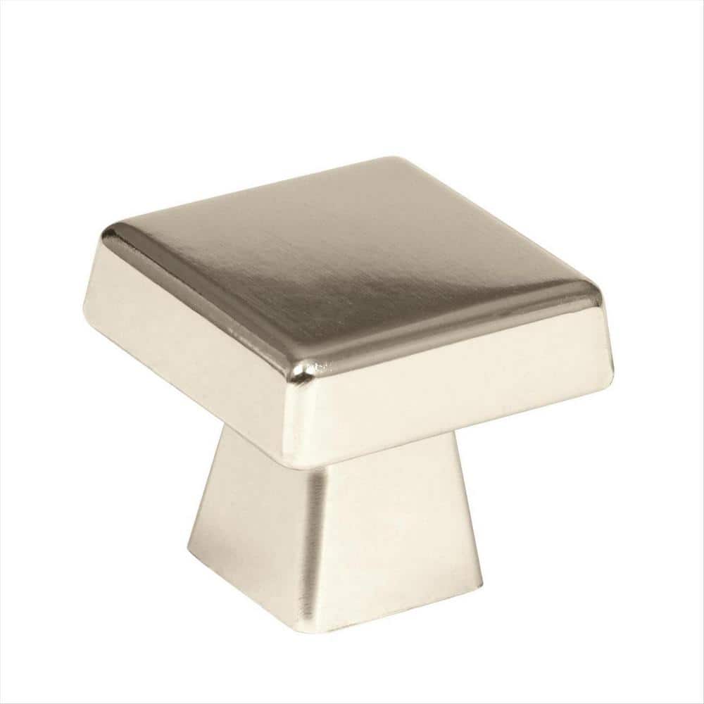 Blackrock 1-1/2 in. (38mm) Modern Polished Nickel Square Cabinet Knob