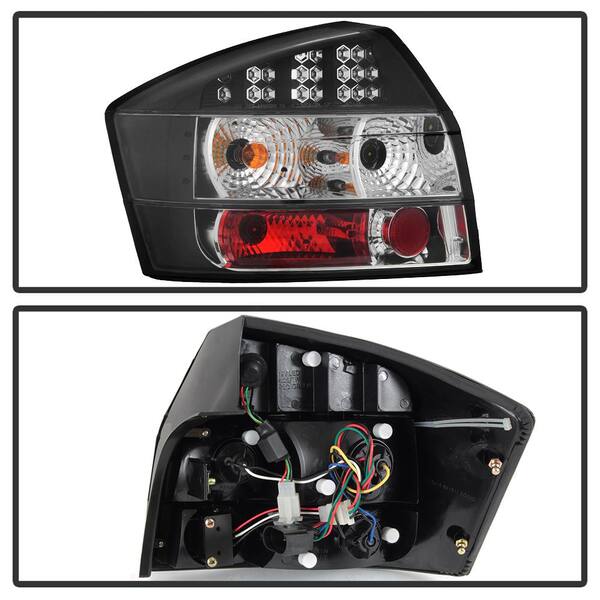 adgang kandidatgrad sekstant Spyder Auto Audi A4 02-05 LED Tail Lights in Black 5000026 - The Home Depot