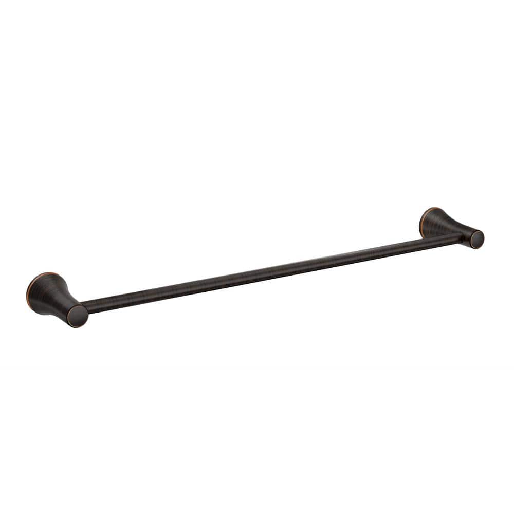 C Series 24 in. Wall Mounted Towel Bar in Legacy Bronze