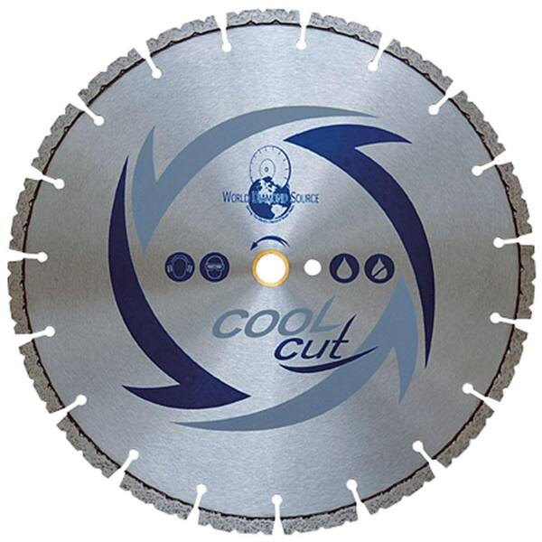 World Diamond Source Cool Cut 12 in. x 0.110 in. Supreme Concrete Diamond Blade for Circular Saws