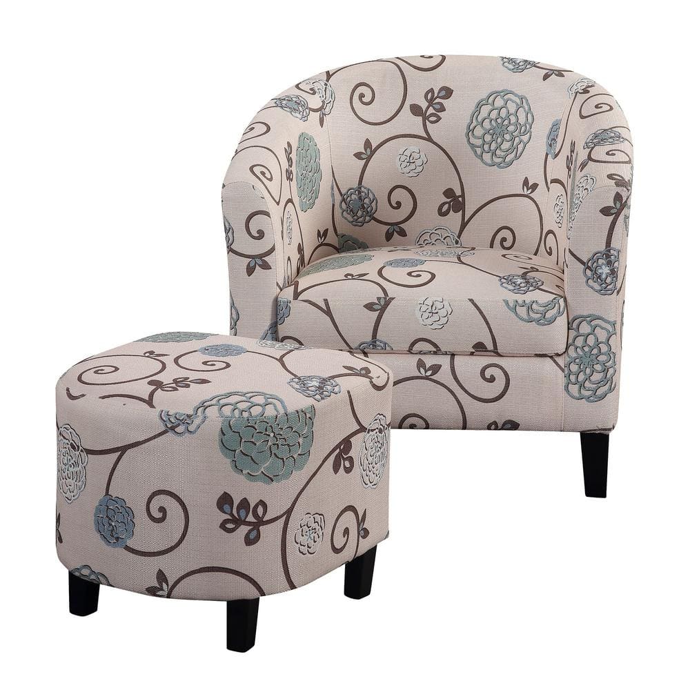 chair with ottoman pattern