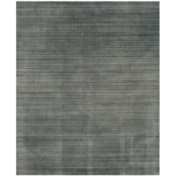 SAFAVIEH Himalaya Slate/Blue 8 ft. x 10 ft. Solid Area Rug