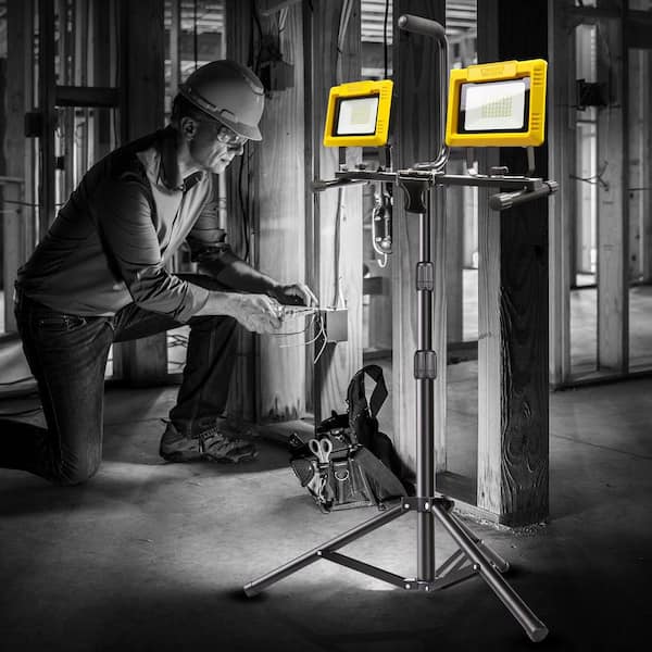 Feit Electric Pro 6000 Lumens LED Dual Power Tripod Work Light