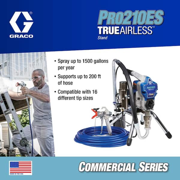 Graco Pro 210ES Cart Airless Paint Sprayer Electric Stationary Airless  Paint Sprayer in the Airless Paint Sprayers department at