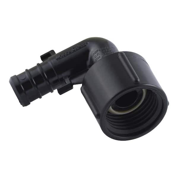 SharkBite 1/2 in. PEX Barb x 1/2 in. NPSM Plastic 90° Swivel Elbow Fitting (25-Pack)