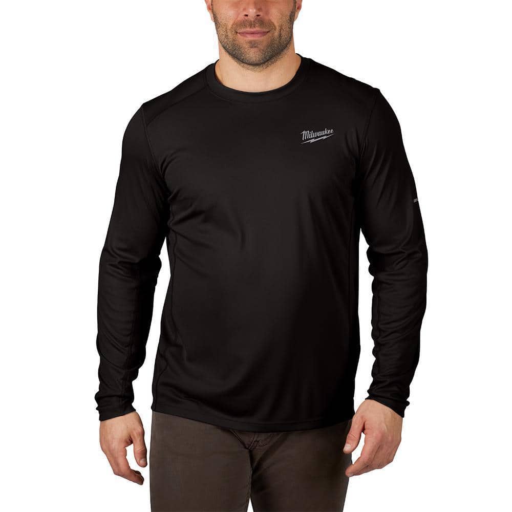 Men's WORKSKIN 3X-Large Black Lightweight Performance Long-Sleeve T-Shirt price history on PriceWatchPro